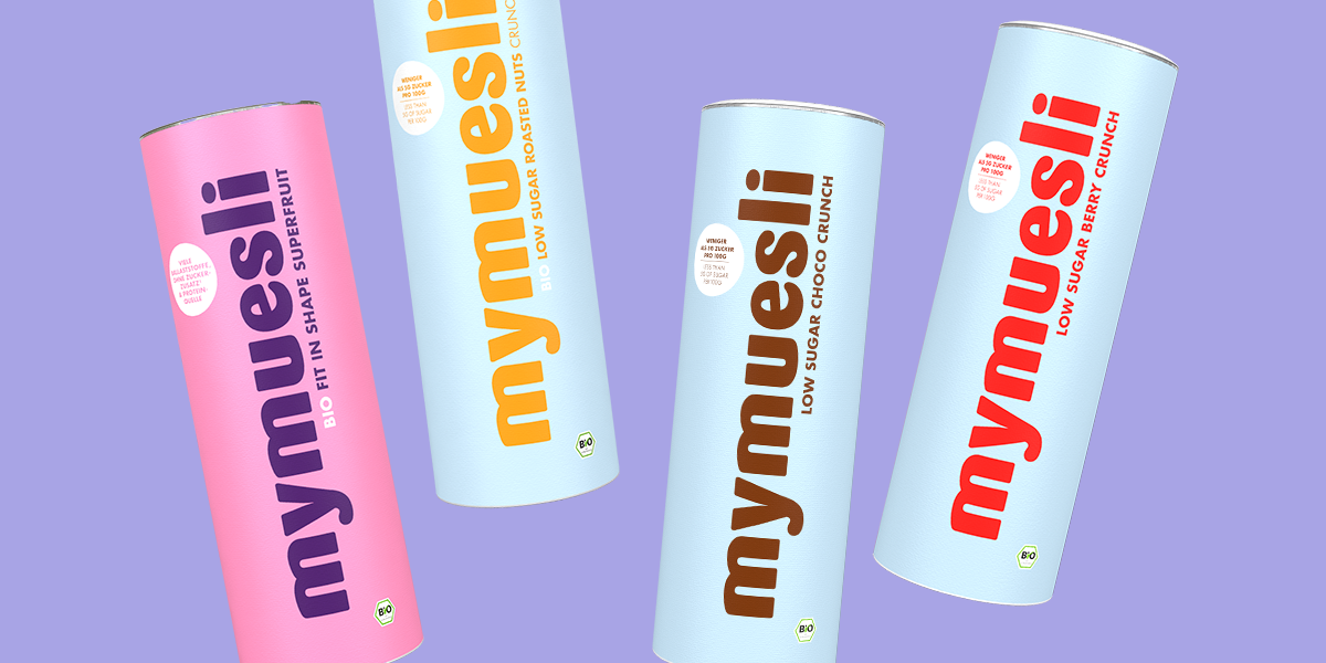 mymuesli Bio Balance Probierpaket mit 4 leckeren Müslis für dein Fitness Frühstück nach Ziel