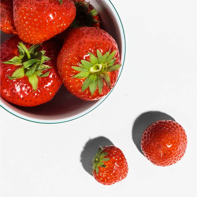Erdbeeren in einer Schale