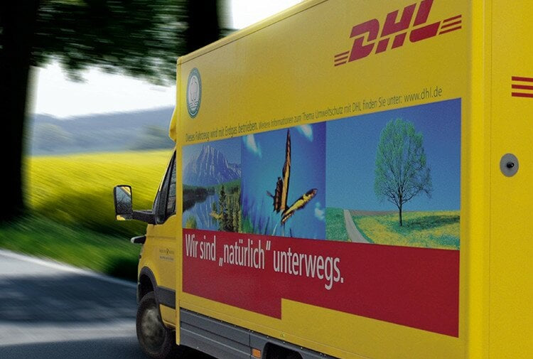 mymuesli Versand erfolgt mit DHL