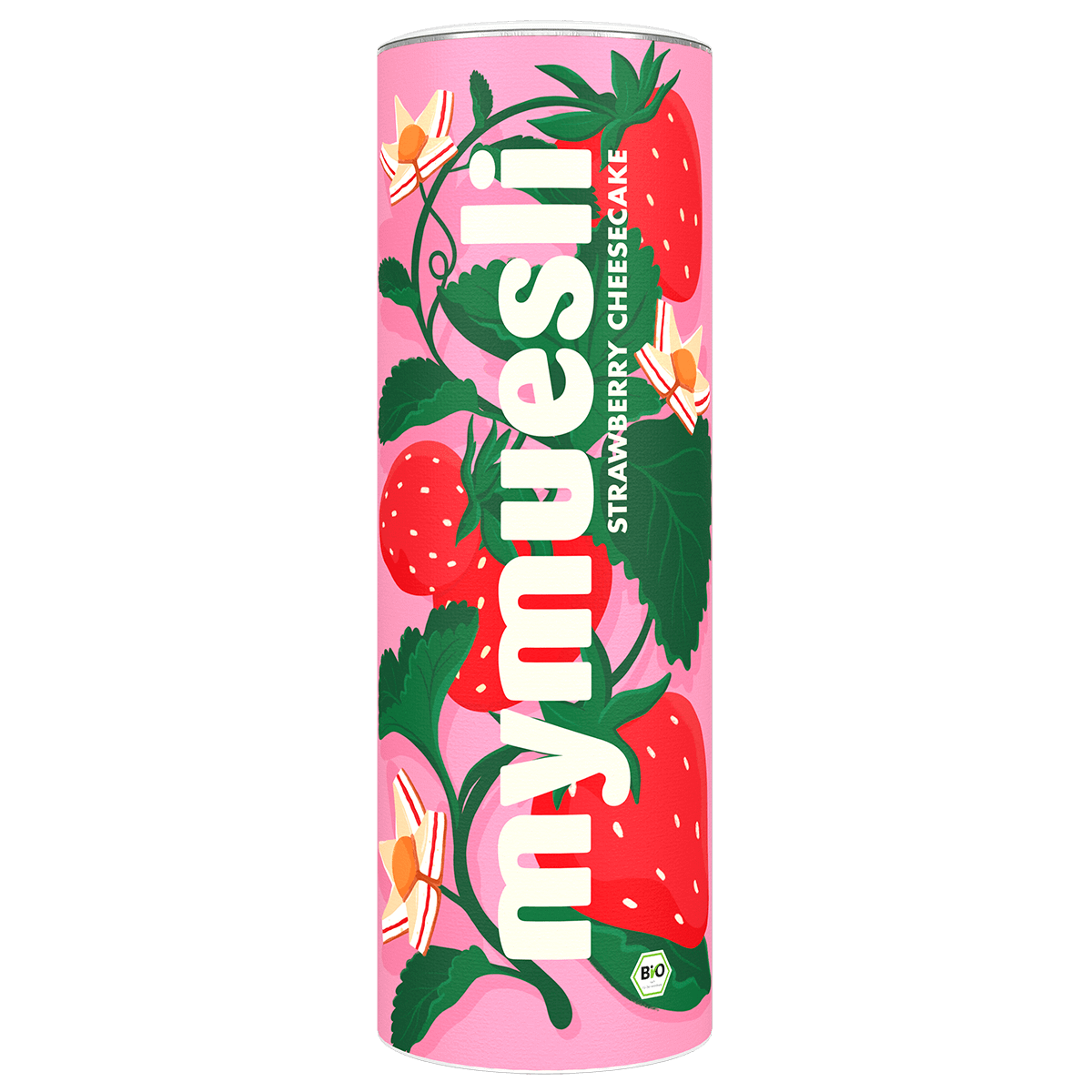 mymuesli Bio Strawberry Cheesecake Müsli Dose