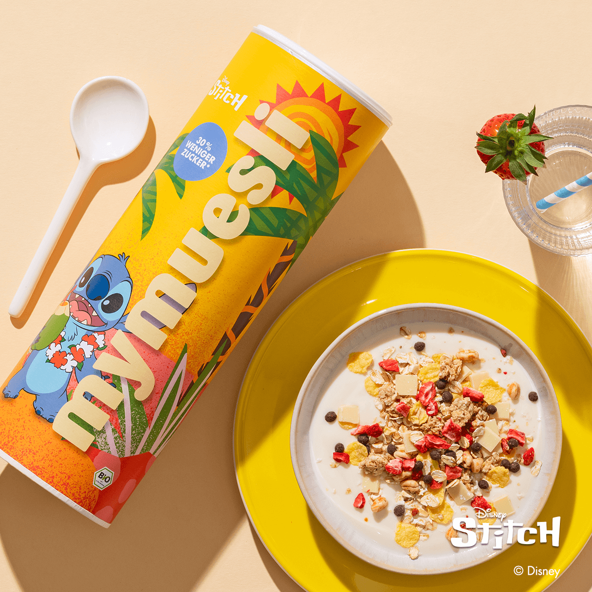 mymuesli Disney Stitch Müsli - das perfekte Geschenk zur Schuleingewöhnung!