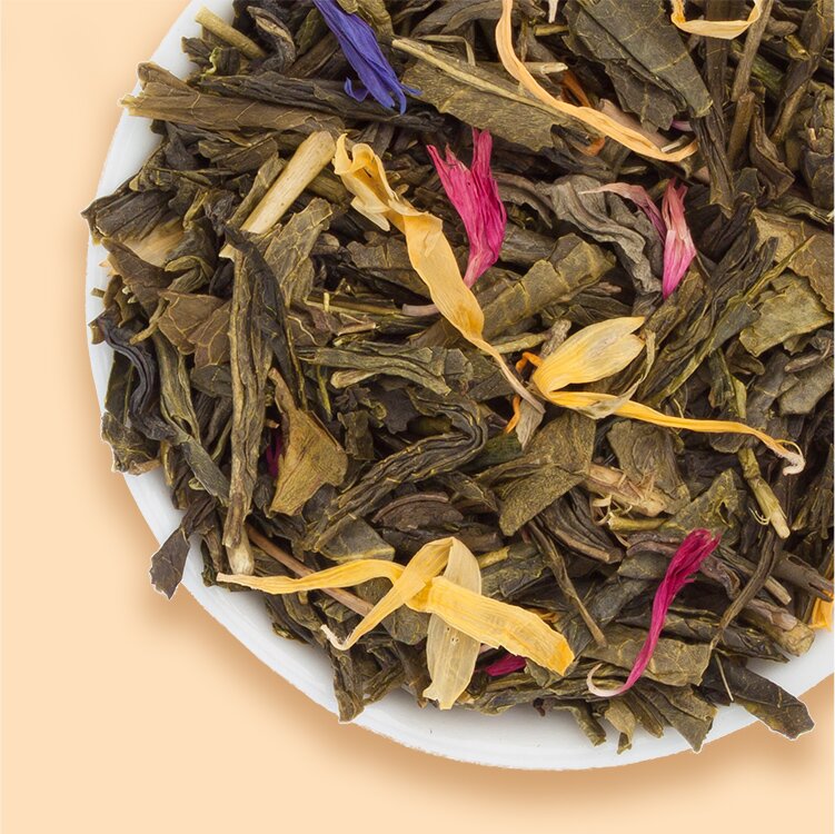 Eine Schüssel mit Tee