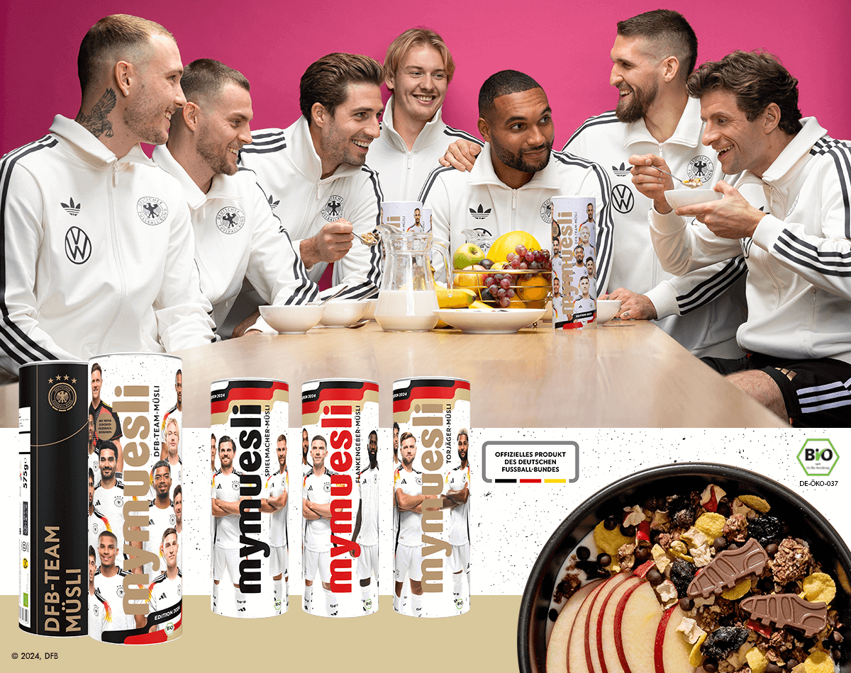 mymuesli DFB Müslis - gemixt von der DFB Mannschaft 2024