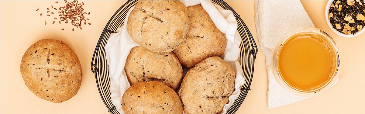 Hefebrötchen mit Sun of Heaven Tee