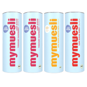 Low Sugar Crunch Probierpaket mit drei verschiedenen Sorten Yoghurt Raspberry, Berry und Roasted Nuts