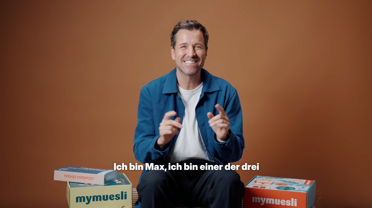 Max mit individueller mymuesli Dose – Video-Standbild