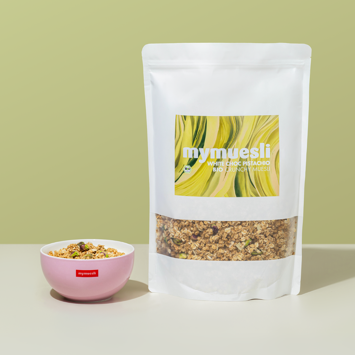 Großpackung White Choc Pistachio Crunch, 1,75kg