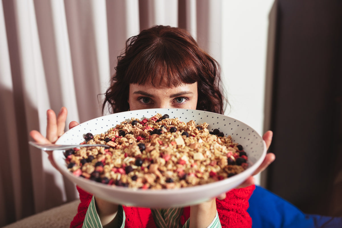 Team-Situation mit individueller mymuesli-Dose