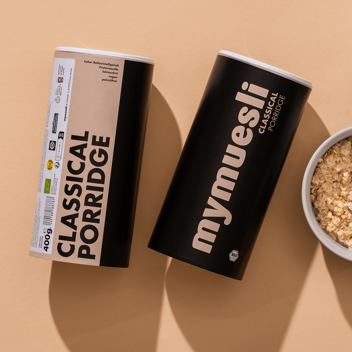 mymuesli Bio Porridge Klassisch Pur Dosen