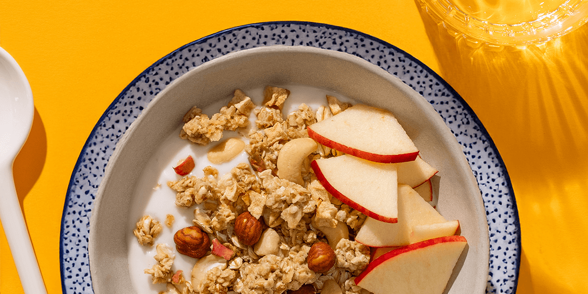 Low Sugar Roasted Nuts Crunch Müslischale