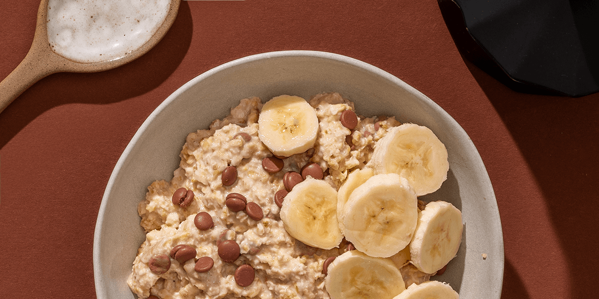 mymuesli Bio Porridge Banana Choc Porridgeschale