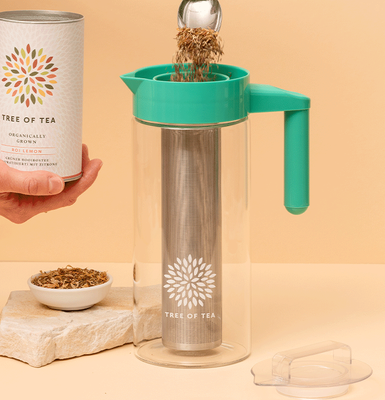 Ice Pitcher Tree of Tea Zubereitung
