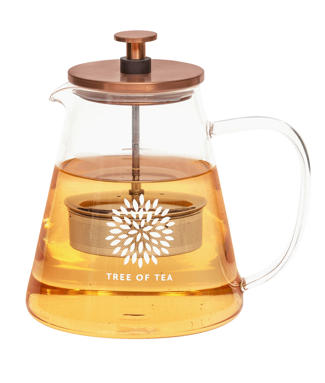 Tree of Tea Glaskanne mit Sieb