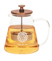 Tree of Tea Glaskanne mit Sieb