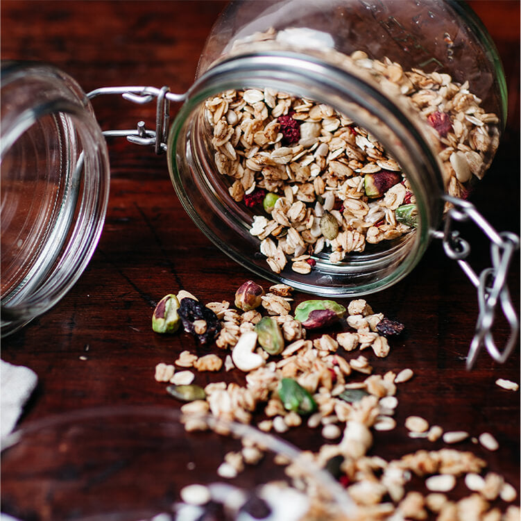 Müsli in einem Glas