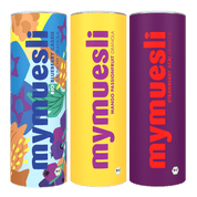 mymuesli Bio Fruity Granola Probierpaket mit 3 fruchtigen Bio Müslis: Blueberry Cassis Crunchy Granola, Mango Passionfruit Granola und Strawberry Acai Granola