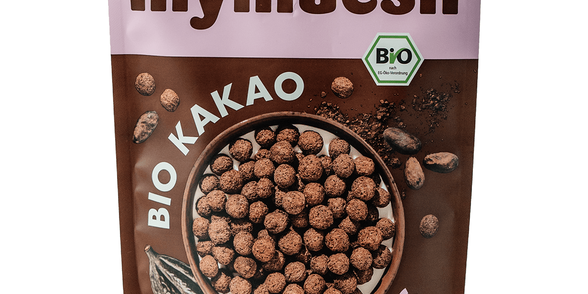 mymuesli Bio Kakao Pops - mit 31% weniger Zucker als vergleichbare Produkte