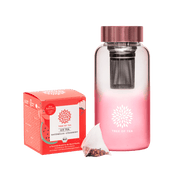 Tree of Tea Ice Tea Starter Set bestehend aus Ice Tea Watermelon Strawberry und der Tree of Tea Ice Tea Bottle in rosa.