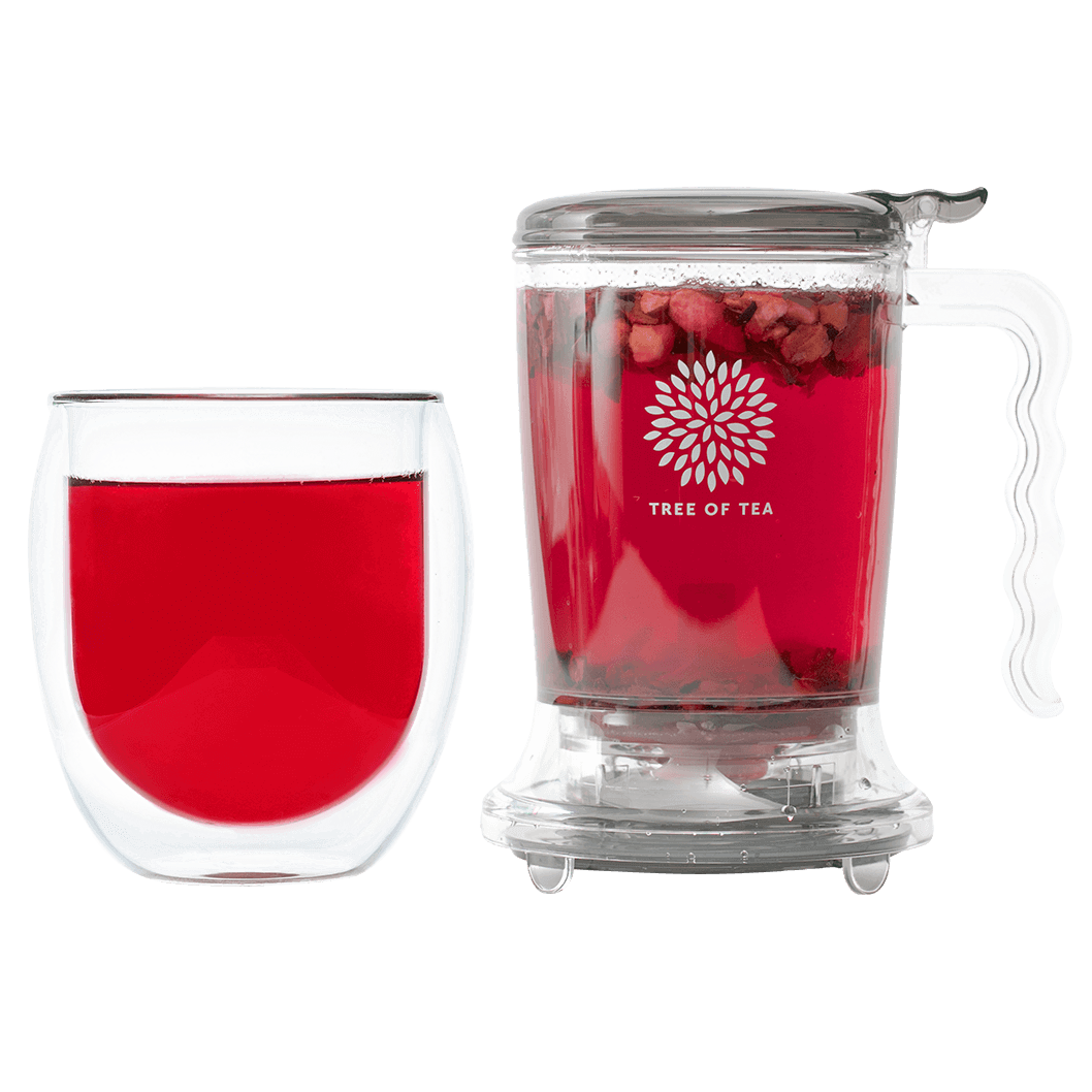 Tree of Tea Tea Maker mit Glas im Set