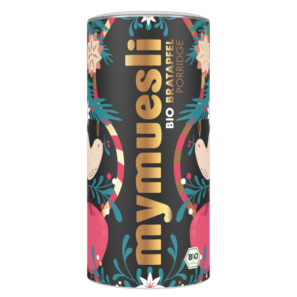 mymuesli winterliches Bio Porridge Bratapfel