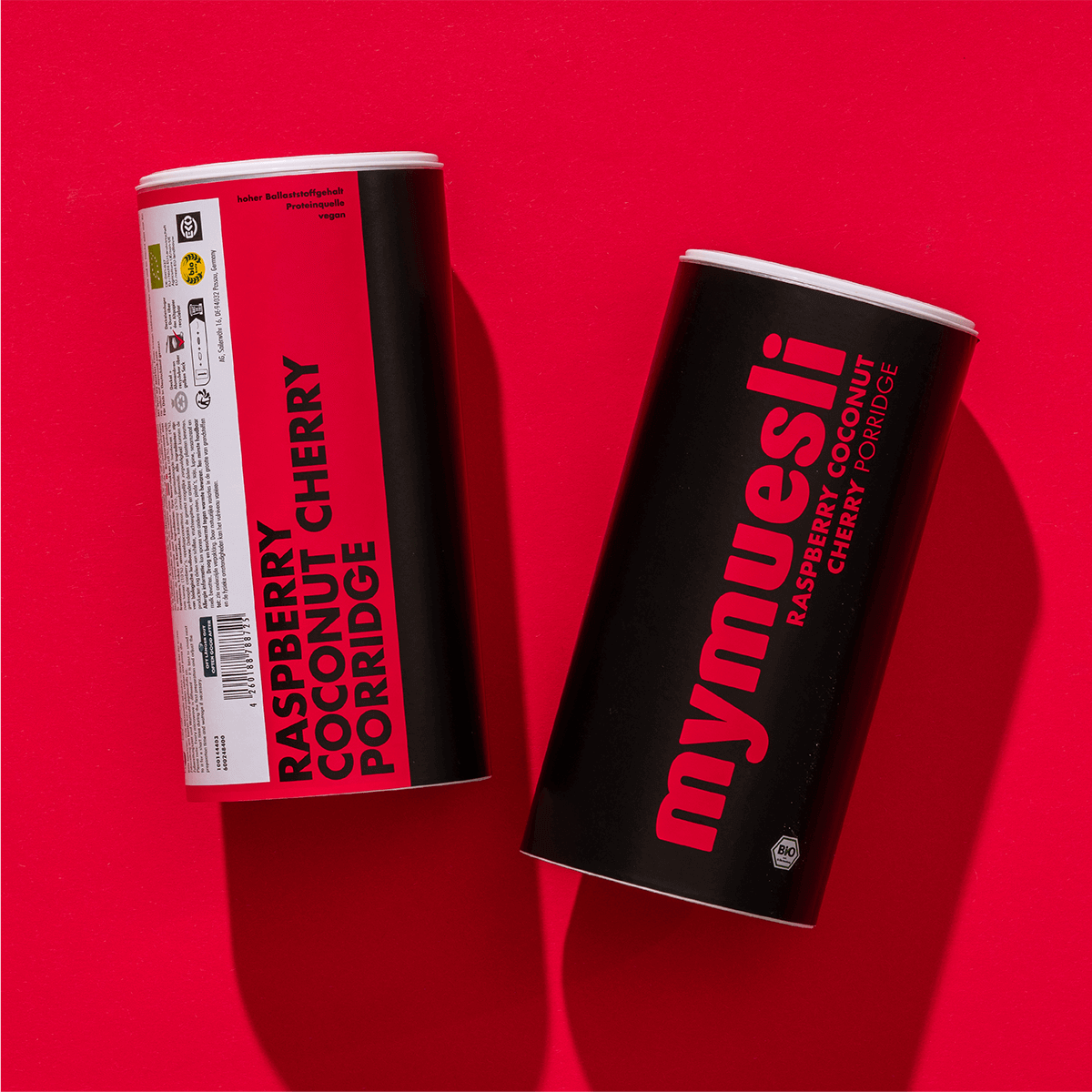mymuesli Bio Porridge Raspberry Coconut Cherry Dosen