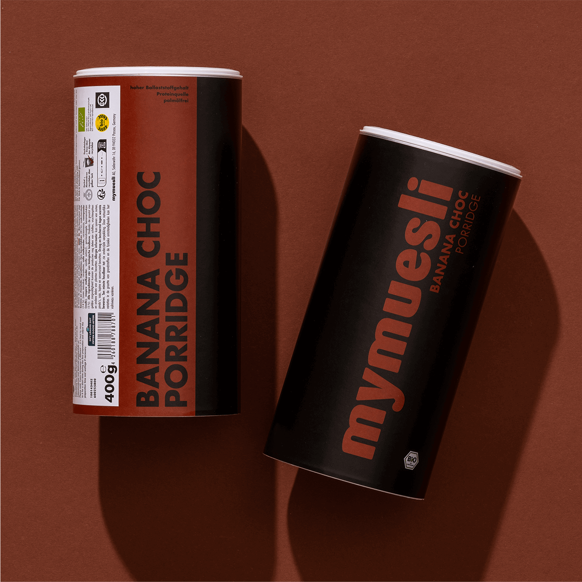 mymuesli Bio Porridge Banana Choc Dosen