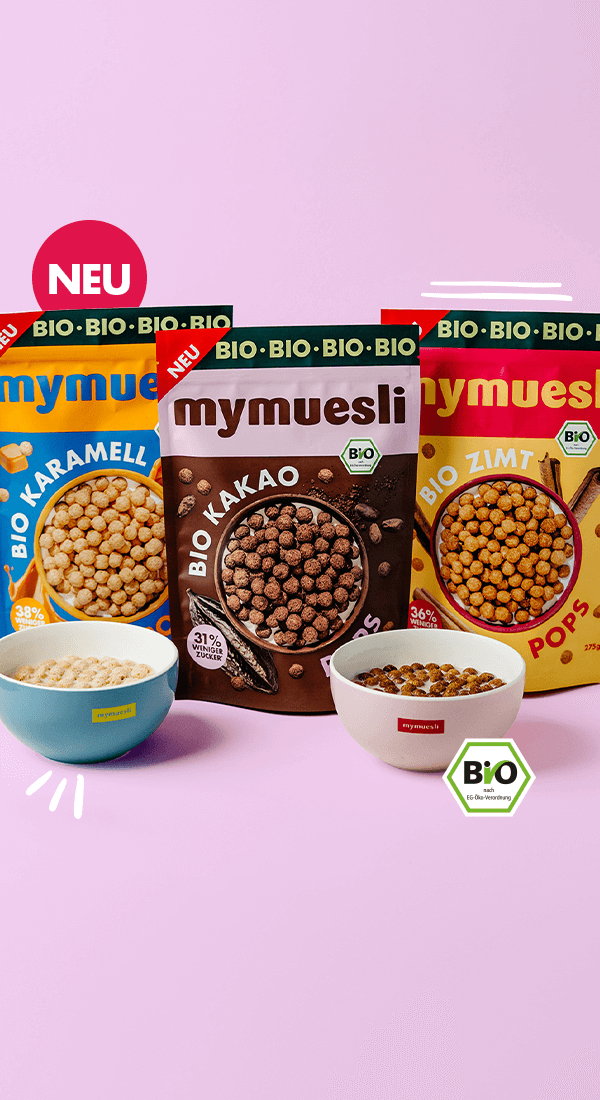 mymuesli Bio Cerealien - jetzt entdecken!