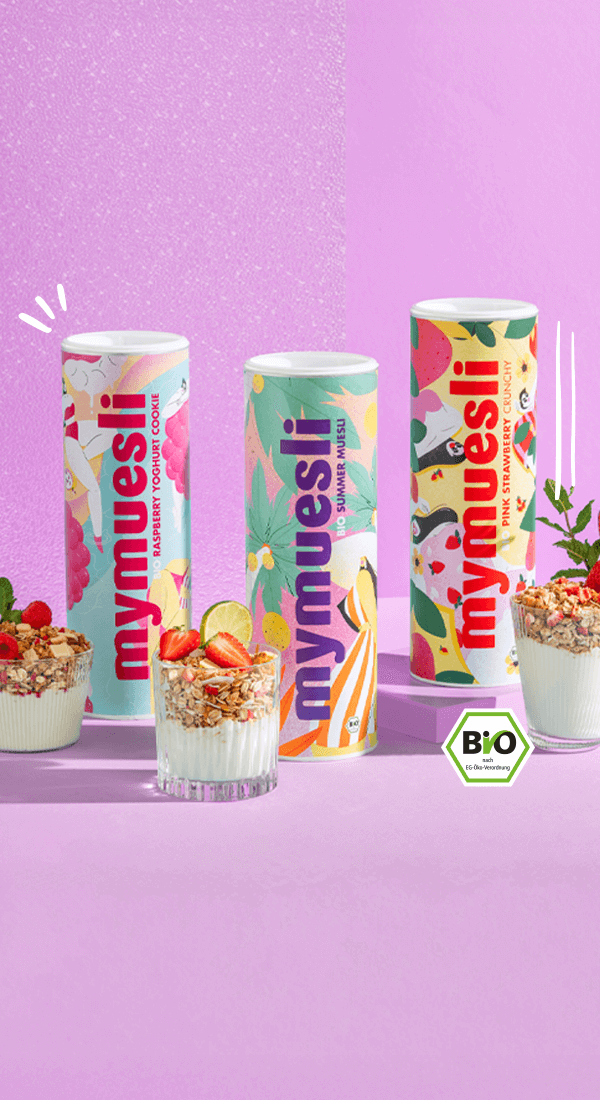 mymuesli Sommer - entdecke hier alles für Dein Sommer Frühstück!