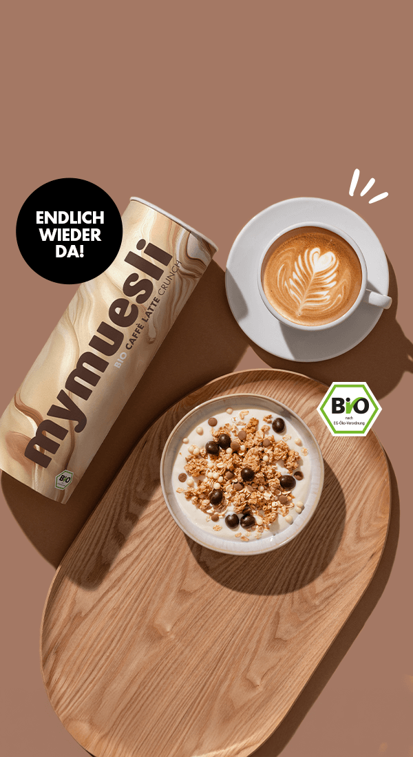 mymuesli Bio Caffe Latte Crunch - jetzt entdecken!