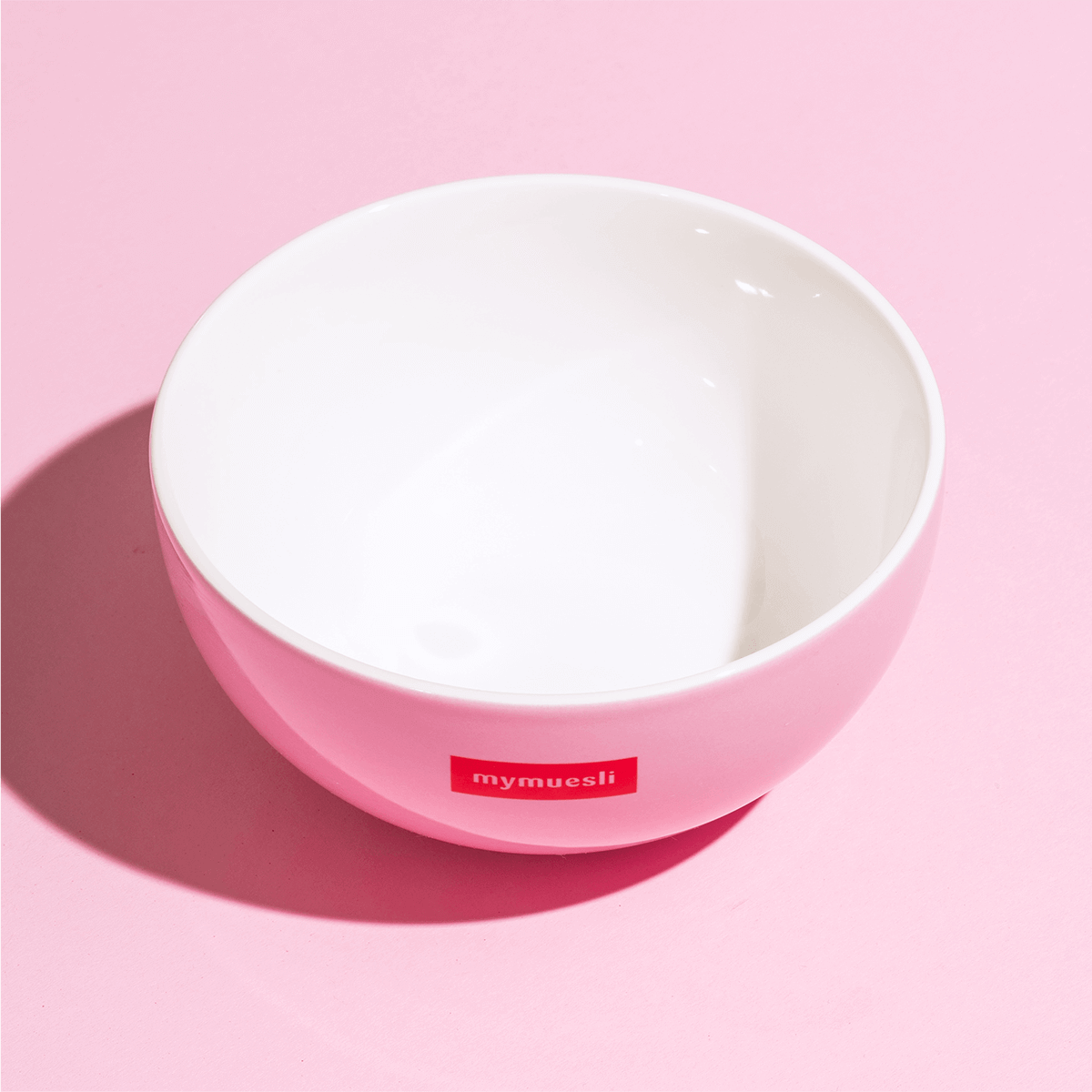 Müslischale in rosa