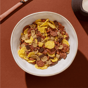 mymuesli Bio Glutenfreies Müsli Probierpaket enthält ein glutenfreies Schoko Müsli mit Schokocornflakes, Cornflakes, Schokolade und Cocopops