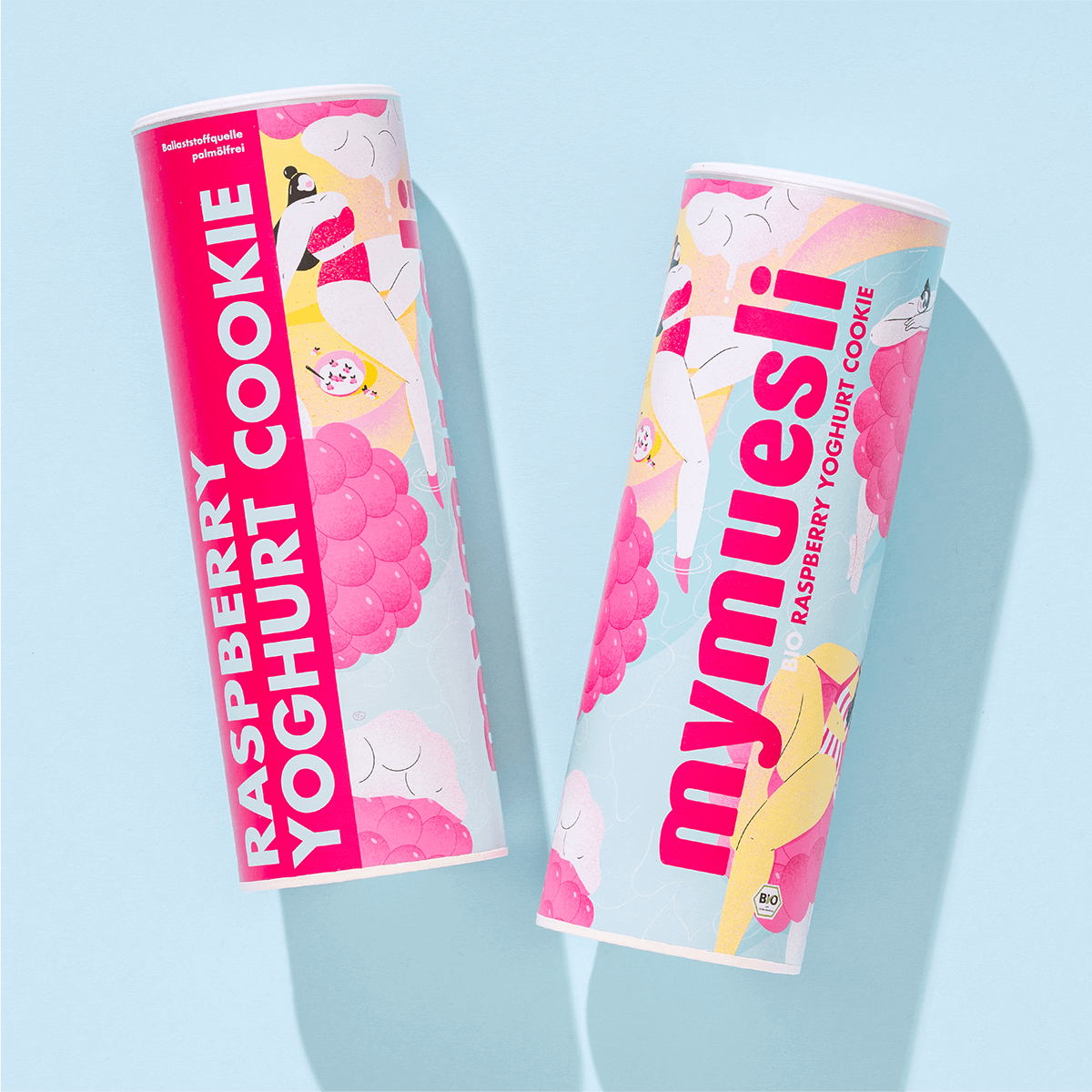 Myseli Raspberry Bio Raspberry Yoghurt Cookie Müsli | mymuesli®