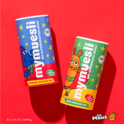 mymuesli Supermaus-Probierpaket mit der Maus und dem Elefanten