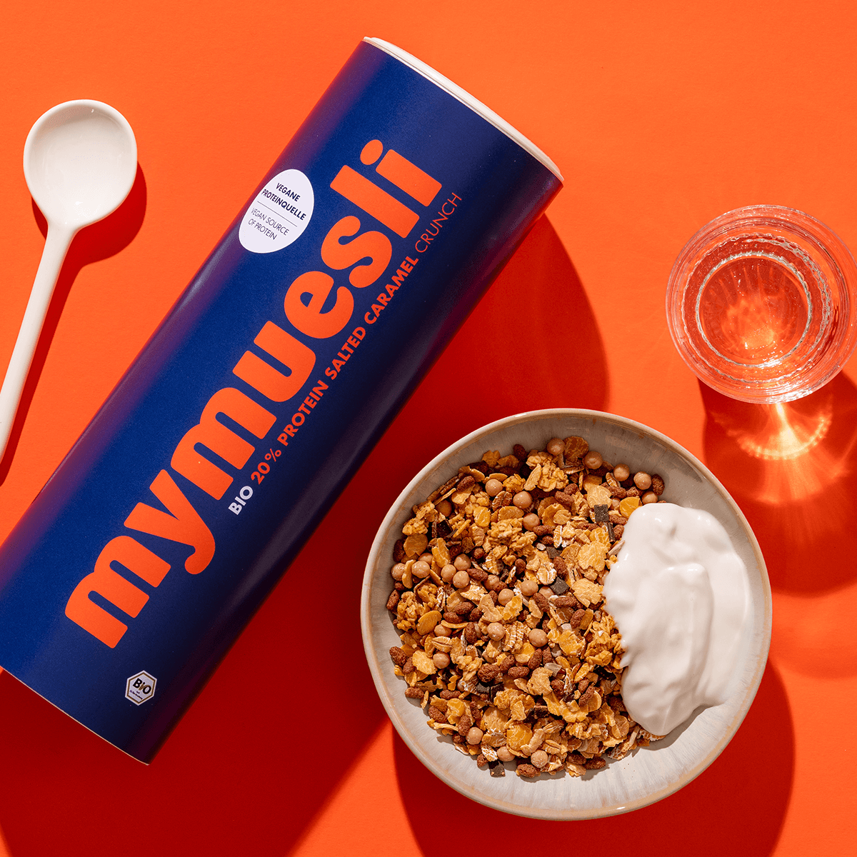 mymuesli Bio 20% Protein Salted Caramel Crunch - jetzt probieren!