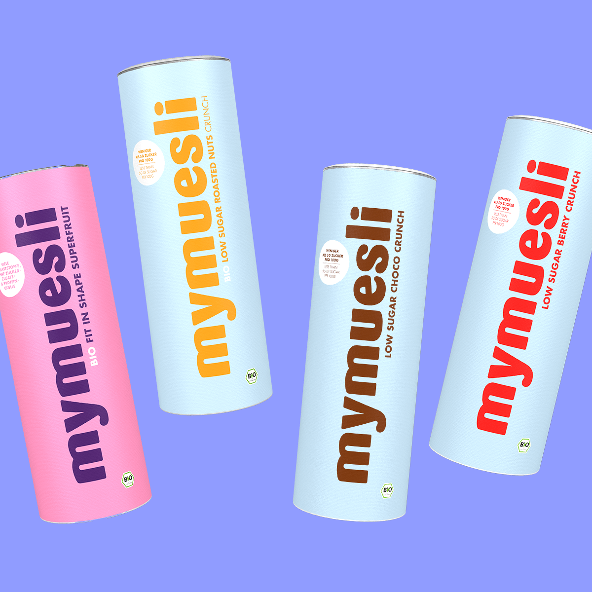 mymuesli Balance Probierpaet mit 4 Balance & Body Müslis