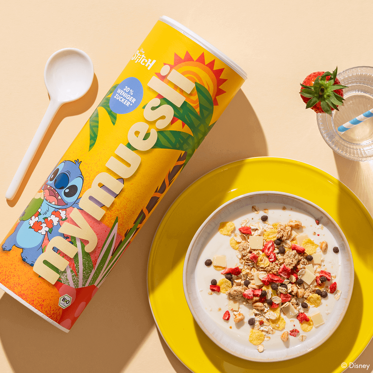 mymuesli Bio Disney inspiriertes Stitch Müsli - jetzt entdecken!