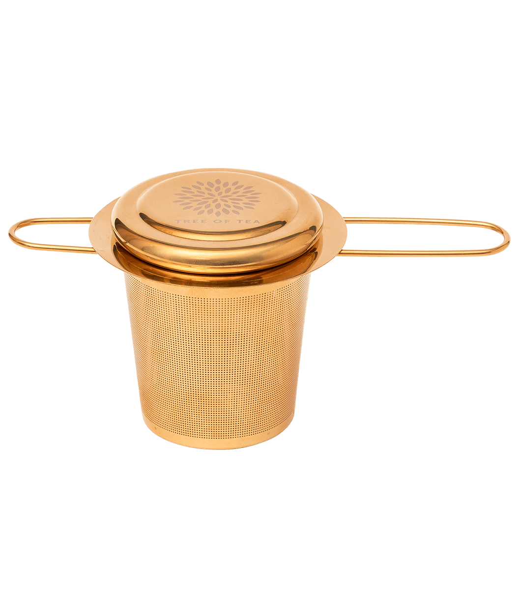 Tree of Tea Teesieb in gold