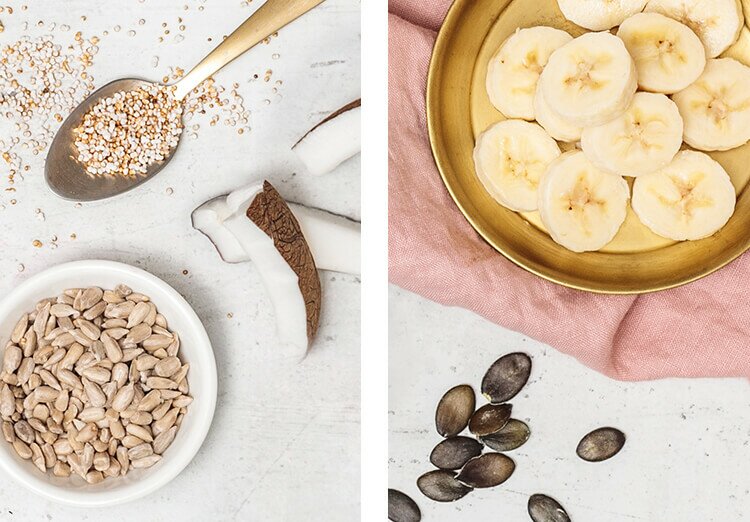 Banana Coconut Grainfree Granola mit Kokos