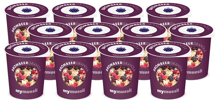 mymuesli2go Brombeer Granola Becher