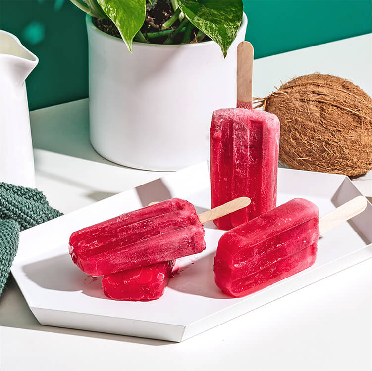 Pink Ice mit Kokos Nilk