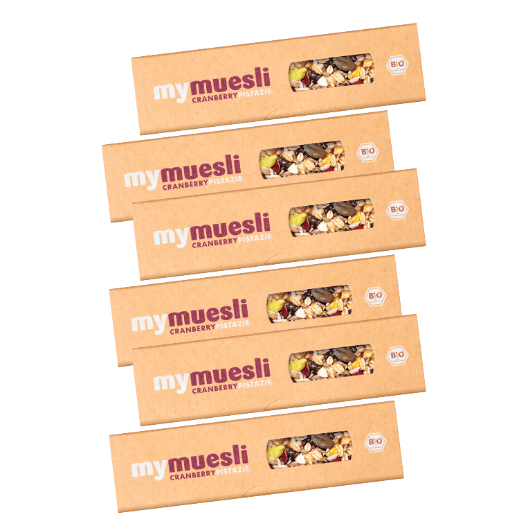 Cranberry Pistazie Muesliriegel 6er Pack