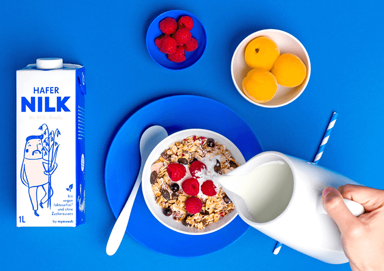 Hafer NILK schmeckt super zu Deinem Paleo Müsli.