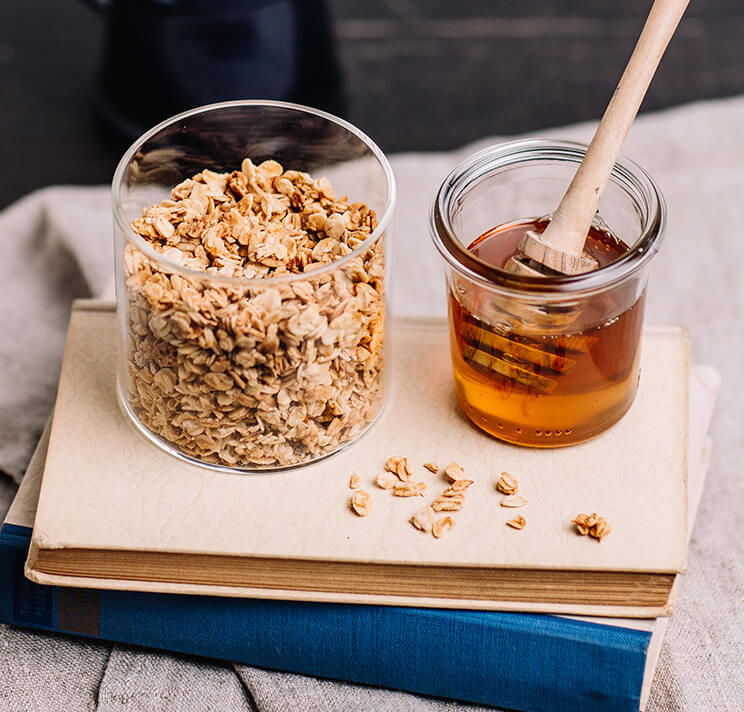 Granola und Honig