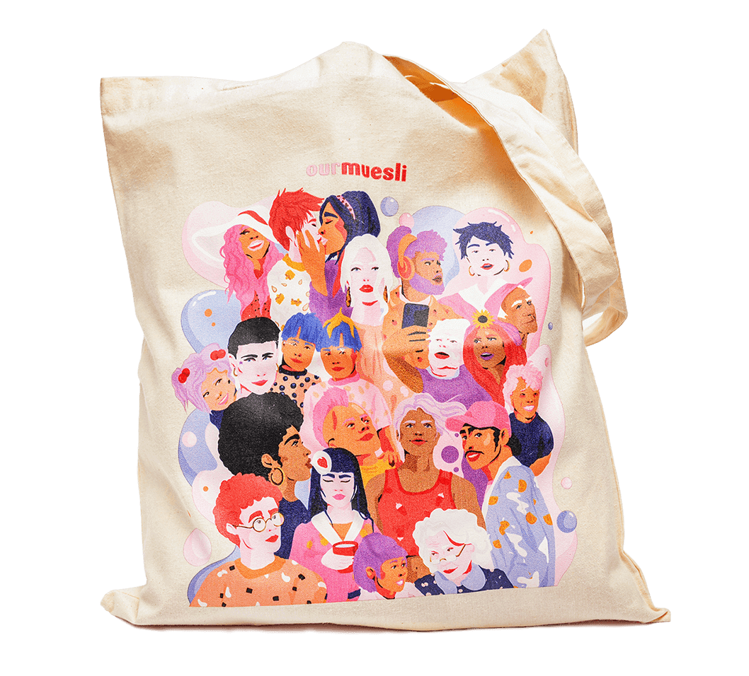 Artikel klicken und genauer betrachten! - Jutebeutel Diversity | im Online Shop kaufen