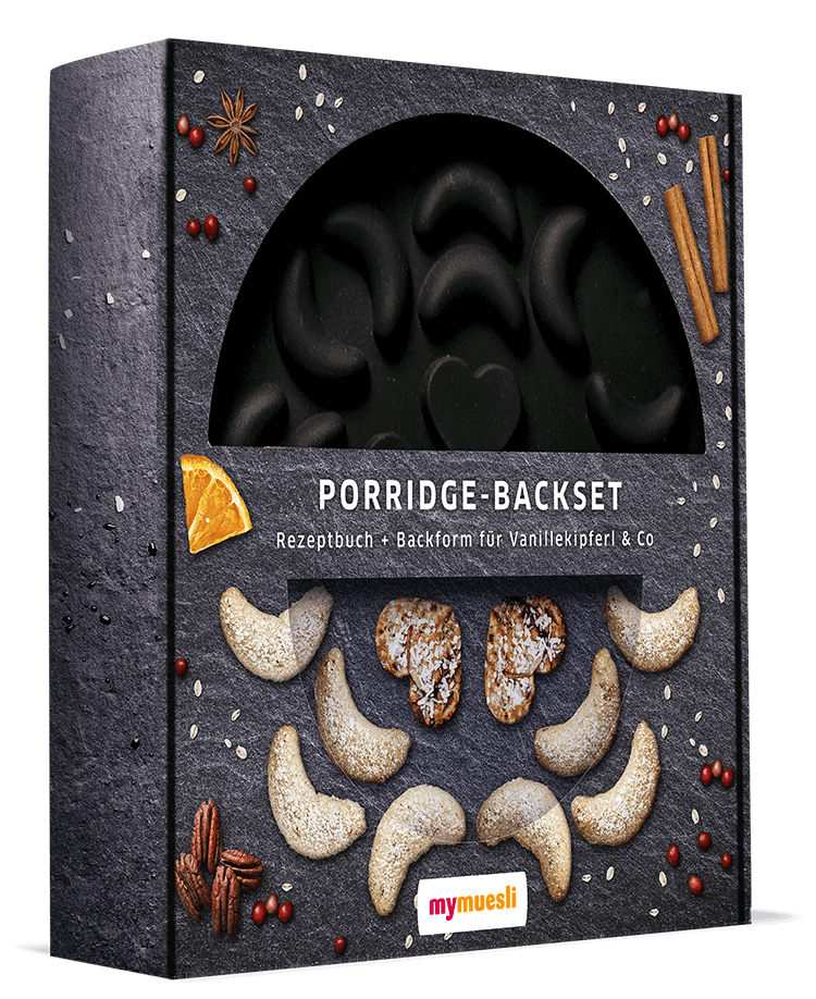 Das Porridge-Backset von mymuesli – ideal für die Weihnachtsbäckerei