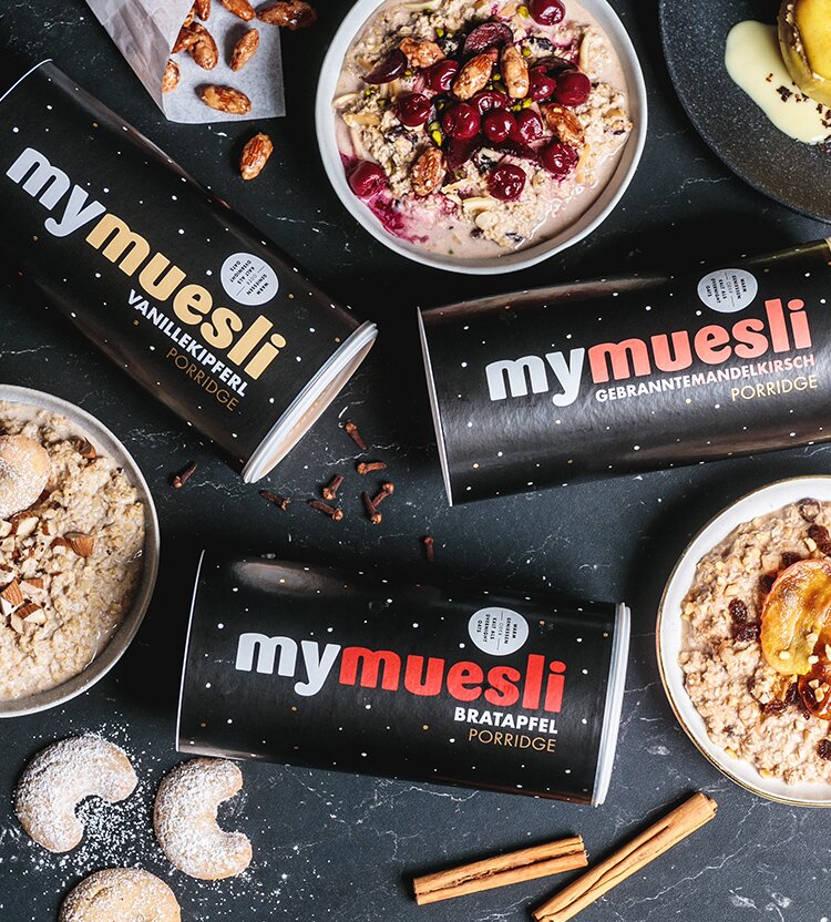 Porridge in 3 leckeren Wintersorten | mymuesli