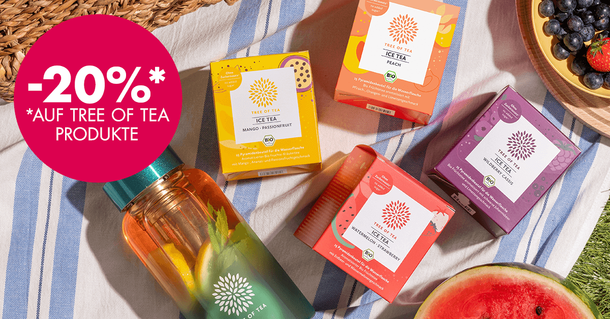 mymuesli -20% auf Tree of Tea Produkte
