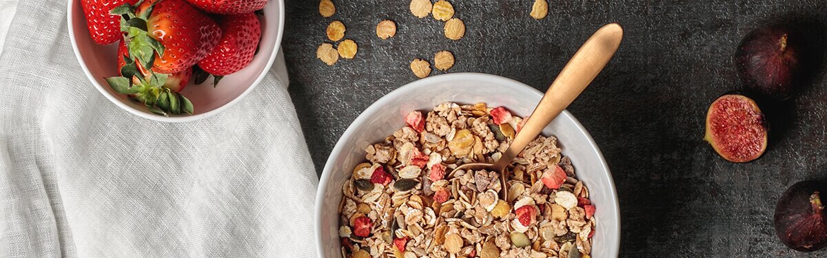 Das Protein-Müsli Ideal für Kraftsportler.