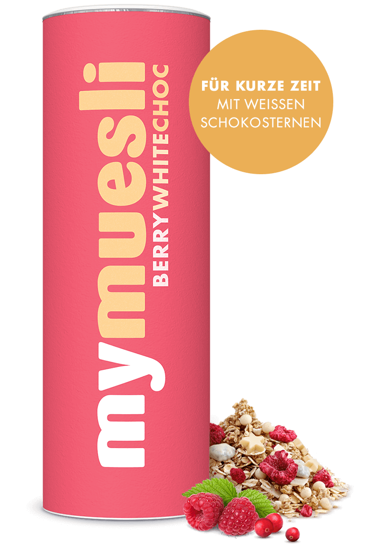 Berry White Choc mit weissen Schokosternen