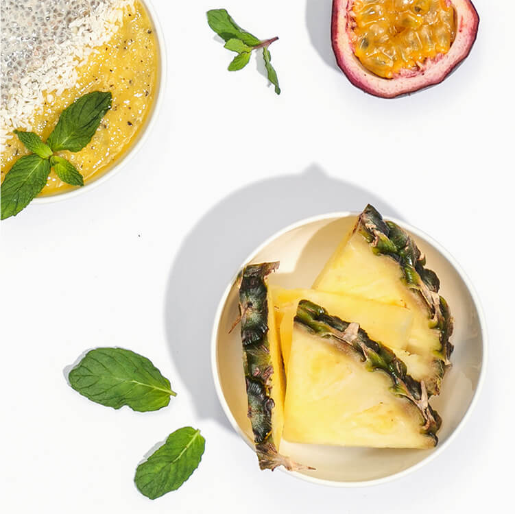 Tropischer Chia-Pudding